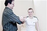 anteflexie met scapula controle